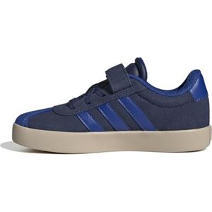 adidas Unisex Kids VL Court 3.0 Hook and Loop Shoes Kids, Dark Blue/Team Royal Blue/Wonder Beige, 2.5 UK adidas Unisex Kids VL Court 3.0 Hook and Loop Shoes Kids, Dark Blue/Team Royal Blue/Wonder Beige, 2.5 UK