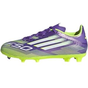 adidas Unisex Kids F50 League Firm Ground/Multi Ground Football Boots Kids, Purple Rush/Cloud White/Lucid Lemon, 11 UK Child adidas Unisex Kids F50 League Firm Ground/Multi Ground Football Boots Kids, Purple Rush/Cloud White/Lucid Lemon, 11 UK Child
