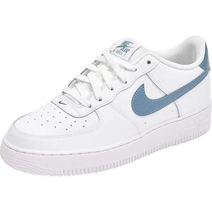 Nike Boys Air Force 1 (Gs) Sneaker, White Metallic Silver Thunderstorm, 5 UK Nike Boys Air Force 1 (Gs) Sneaker, White Metallic Silver Thunderstorm, 5 UK