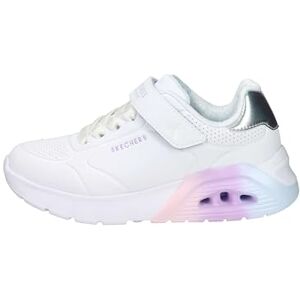 Skechers Uno Lite 2.0 Vivid Metallic Sneaker, White Synthetic/Multi Trim, 12.5 UK Child Skechers Uno Lite 2.0 Vivid Metallic Sneaker, White Synthetic/Multi Trim, 12.5 UK Child