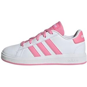 adidas Unisex Kids Grand Court Lifestyle Tennis Lace-up Shoes Tennis Shoes, FTWR White Bliss Pink Core Black, 6 UK Child adidas Unisex Kids Grand Court Lifestyle Tennis Lace-up Shoes Tennis Shoes, FTWR White Bliss Pink Core Black, 6 UK Child