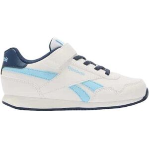 Reebok Royal Jog 3.0 Elastic & TOP Strap Sneaker, FTWRWHITE/DIGITALBLUE/BATIKBLUE, 6 UK Child Reebok Royal Jog 3.0 Elastic & TOP Strap Sneaker, FTWRWHITE/DIGITALBLUE/BATIKBLUE, 6 UK Child