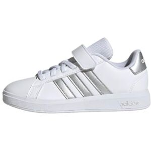 adidas Unisex Kids Grand Court 2.0 Shoes Children, Cloud White/Matte Silver/Cloud White, 12 UK Child adidas Unisex Kids Grand Court 2.0 Shoes Children, Cloud White/Matte Silver/Cloud White, 12 UK Child