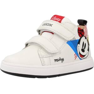 Geox Baby Biglia Boy B Sneaker, White Multi-Coloured, 3 UK Child Geox Baby Biglia Boy B Sneaker, White Multi-Coloured, 3 UK Child