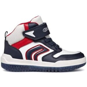 Geox Boy's J Buzzerlight Boy a Sneaker, Navy White, 11 UK Child Geox Boy's J Buzzerlight Boy a Sneaker, Navy White, 11 UK Child