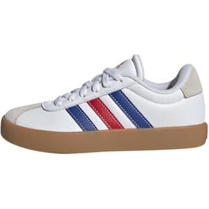 adidas Unisex Kids VL Court 3.0 Shoes, FTWR White/Team Royal Blue/Better Scarlet, 12.5 UK Child adidas Unisex Kids VL Court 3.0 Shoes, FTWR White/Team Royal Blue/Better Scarlet, 12.5 UK Child