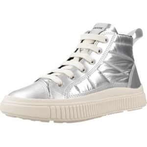 Geox J LAQUINNY Girl C Sneaker, Silver, 10 UK Child Geox J LAQUINNY Girl C Sneaker, Silver, 10 UK Child