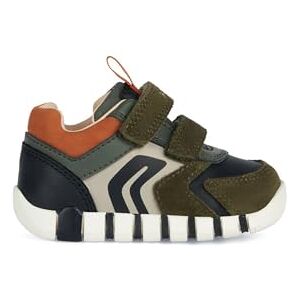 Geox Baby B Iupidoo Boy D Sneaker, Dk Green Black, 3.5 UK Child Geox Baby B Iupidoo Boy D Sneaker, Dk Green Black, 3.5 UK Child