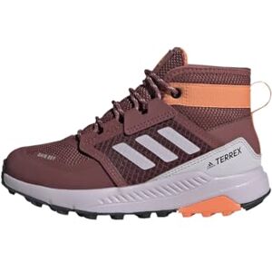 adidas Unisex Kids Terrex Trailmaker Mid RAIN.RDY Hiking Shoes, Burgundy/Silver Dawn/Amber Tint, 2.5 UK adidas Unisex Kids Terrex Trailmaker Mid RAIN.RDY Hiking Shoes, Burgundy/Silver Dawn/Amber Tint, 2.5 UK