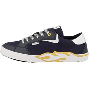 Geox J Alphabeet Boy Sneaker, Navy Yellow, 2.5 UK Geox J Alphabeet Boy Sneaker, Navy Yellow, 2.5 UK