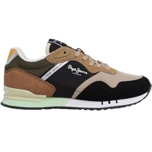 Pepe Jeans Boy's London Class B Sneaker, Grey (Dark Grey), 7 Pepe Jeans Boy's London Class B Sneaker, Grey (Dark Grey), 7