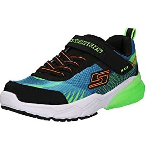 Skechers Boys Thermoflux 2.0 Kodron Sneaker, Blue Lime Textile Black Orange Trim, 10 UK Child Skechers Boys Thermoflux 2.0 Kodron Sneaker, Blue Lime Textile Black Orange Trim, 10 UK Child