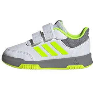 adidas Unisex Baby Tensaur Hook and Loop Shoes, FTWR White/Lucid Lemon/Grey Three, 4 UK Child adidas Unisex Baby Tensaur Hook and Loop Shoes, FTWR White/Lucid Lemon/Grey Three, 4 UK Child