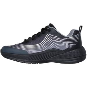 Skechers Boy's Microspec Advance Revconix Sneaker, Black & Charcoal Textile/Synthetic/Silver, 11.5 UK Skechers Boy's Microspec Advance Revconix Sneaker, Black & Charcoal Textile/Synthetic/Silver, 11.5 UK