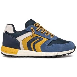 Geox J ALBEN BOY B Sneaker, Blue, 0 UK Geox J ALBEN BOY B Sneaker, Blue, 0 UK