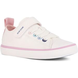 Geox J Gisli Girl A Sneaker, White, 10 UK Child Geox J Gisli Girl A Sneaker, White, 10 UK Child