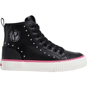 Pepe Jeans Ottis Rock G Sneaker, Black (Black), 6 UK Pepe Jeans Ottis Rock G Sneaker, Black (Black), 6 UK