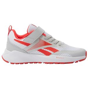 Reebok ENERGEN Run Elastic LACE & TOP Strap Sneaker, MISTGREY/White/ENERGYRED, 2.5 UK Child Reebok ENERGEN Run Elastic LACE & TOP Strap Sneaker, MISTGREY/White/ENERGYRED, 2.5 UK Child
