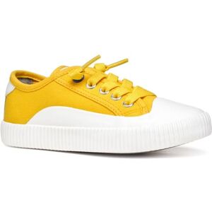 Geox J TIPPESTE BOY A Sneaker, Yellow/White, 10 UK Child Geox J TIPPESTE BOY A Sneaker, Yellow/White, 10 UK Child