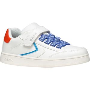 Geox J ECLYPER BOY A Sneaker, White/Orange, 11 UK Child Geox J ECLYPER BOY A Sneaker, White/Orange, 11 UK Child