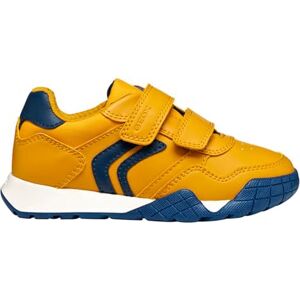 Geox Junior J Rann-E Boy Sneakers, Yellow/Navy, 25 EU Geox Junior J Rann-E Boy Sneakers, Yellow/Navy, 25 EU