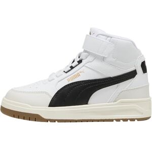 Puma Shuffle Downtown MID AC+ PS Sneaker, White Black-Vapor Gray, 10 UK Child Puma Shuffle Downtown MID AC+ PS Sneaker, White Black-Vapor Gray, 10 UK Child
