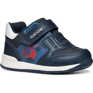 Geox Baby B RISHON BOY A Sneaker, Navy/Dk Red, 4.5 UK Child Geox Baby B RISHON BOY A Sneaker, Navy/Dk Red, 4.5 UK Child
