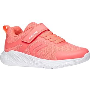Geox J SPRINTYE Girl A Sneaker, Fluo Coral, 9 UK Child Geox J SPRINTYE Girl A Sneaker, Fluo Coral, 9 UK Child