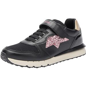 Geox J Fastics Girl C Sneaker, Black Dk Pink, 11 UK Child Geox J Fastics Girl C Sneaker, Black Dk Pink, 11 UK Child