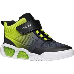 Geox J ILLUMINUS BOY B Sneaker, Black/Lime, 10 UK Child Geox J ILLUMINUS BOY B Sneaker, Black/Lime, 10 UK Child