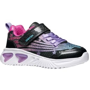 Geox J Assister Girl Sneaker, Black/Fuchsia, 3.5 UK Child Geox J Assister Girl Sneaker, Black/Fuchsia, 3.5 UK Child