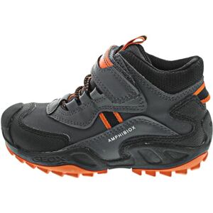 Geox J New Savage Boy B A Trainers, DK Grey/Orange, 24 EU, Dk Grey Orange, 7 UK Geox J New Savage Boy B A Trainers, DK Grey/Orange, 24 EU, Dk Grey Orange, 7 UK