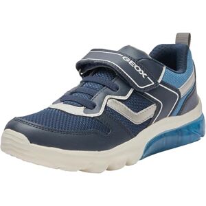 Geox J Ciberdron Boy Sneaker, Navy Dk Silver, 11.5 UK Child Geox J Ciberdron Boy Sneaker, Navy Dk Silver, 11.5 UK Child