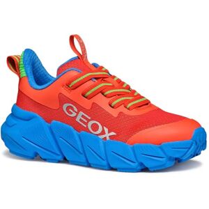 Geox J FLEXYPER Fast BOY Sneaker, Red/Lt Blue, 12.5 UK Geox J FLEXYPER Fast BOY Sneaker, Red/Lt Blue, 12.5 UK