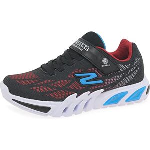 Skechers Boys Flex-glow Elite Vorlo Sneaker, Black Synthetic Red Blue Trim, 11 UK Child Skechers Boys Flex-glow Elite Vorlo Sneaker, Black Synthetic Red Blue Trim, 11 UK Child