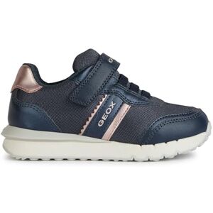 Geox J Fastics Girl B Sneaker, Dk Navy Old Rose, 2.5 UK Geox J Fastics Girl B Sneaker, Dk Navy Old Rose, 2.5 UK