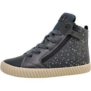 Geox J MIRROLESS Girl A Sneaker, 0 UK Grey Geox J MIRROLESS Girl A Sneaker, 0 UK Grey
