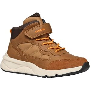 Geox J ROONER BOY E Sneaker, Brown, 10 UK Child Geox J ROONER BOY E Sneaker, Brown, 10 UK Child