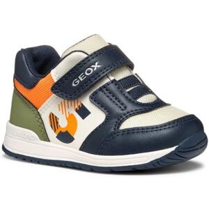 Geox Baby B RISHON BOY A Sneaker, Navy/Lt Orange, 3.5 UK Child Geox Baby B RISHON BOY A Sneaker, Navy/Lt Orange, 3.5 UK Child