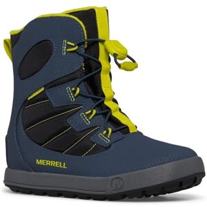 Merrell Unisex Kids Bank 4.0 Wtrpf Snow Boot, Navy Lime, 5 UK Merrell Unisex Kids Bank 4.0 Wtrpf Snow Boot, Navy Lime, 5 UK