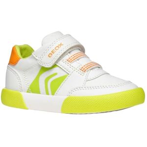 Geox B GISLI BOY A Sneaker, White/Green Fluo, 6 UK Child Geox B GISLI BOY A Sneaker, White/Green Fluo, 6 UK Child