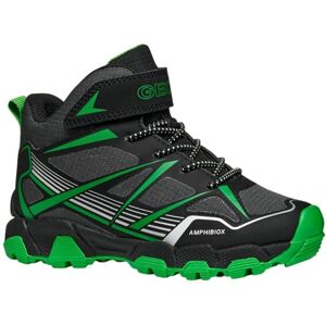 Geox J MAGNETAR BOY B ABX Sneaker, Green/Black, 4 UK Geox J MAGNETAR BOY B ABX Sneaker, Green/Black, 4 UK