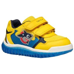 Geox Baby B LIGHTYLOO BOY A Sneaker, Yellow/Sky, 3.5 UK Child Geox Baby B LIGHTYLOO BOY A Sneaker, Yellow/Sky, 3.5 UK Child