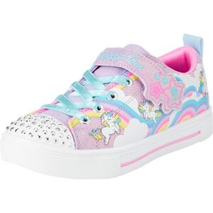 Skechers Unisex Kids Twinkle Toes Trainers, Lavender Synthetic Multi Trim, 5 UK Skechers Unisex Kids Twinkle Toes Trainers, Lavender Synthetic Multi Trim, 5 UK