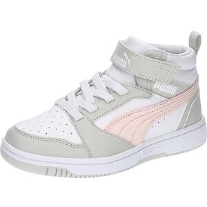 Puma Unisex Kids Rebound V6 Mid Ac+ Ps Sneakers, White-Frosty Pink-Sedate Gray, 11.5 UK Puma Unisex Kids Rebound V6 Mid Ac+ Ps Sneakers, White-Frosty Pink-Sedate Gray, 11.5 UK