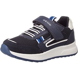 Geox Girls J Briezee Boy B Sneakers, Navy White, 12.5 UK Geox Girls J Briezee Boy B Sneakers, Navy White, 12.5 UK