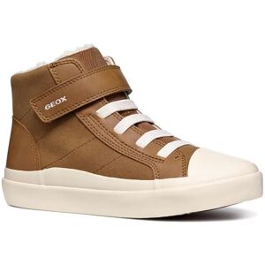 Geox J GISLI BOY B Sneaker, Brown, 0.5 UK Geox J GISLI BOY B Sneaker, Brown, 0.5 UK