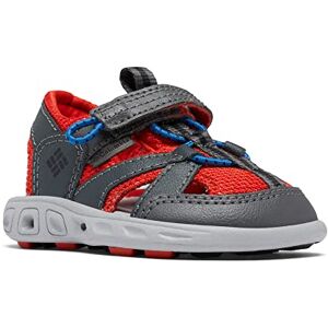 Columbia Unisex Kids Kids Techsun Wave sports sandals, Grey (C Dark Grey x Spicy), 11 UK Columbia Unisex Kids Kids Techsun Wave sports sandals, Grey (C Dark Grey x Spicy), 11 UK