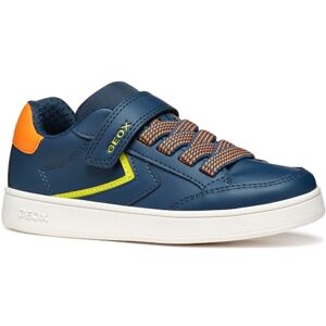 Geox J ECLYPER BOY A Sneaker, Navy/Lime Green, 0 UK Geox J ECLYPER BOY A Sneaker, Navy/Lime Green, 0 UK