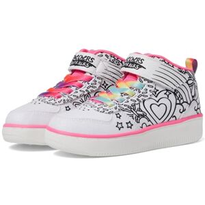 Skechers Girls Sport Court 92 Color Me Kicks Fashion Boot, White, 11 UK Child Skechers Girls Sport Court 92 Color Me Kicks Fashion Boot, White, 11 UK Child